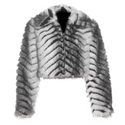 FUR CROP JACKET