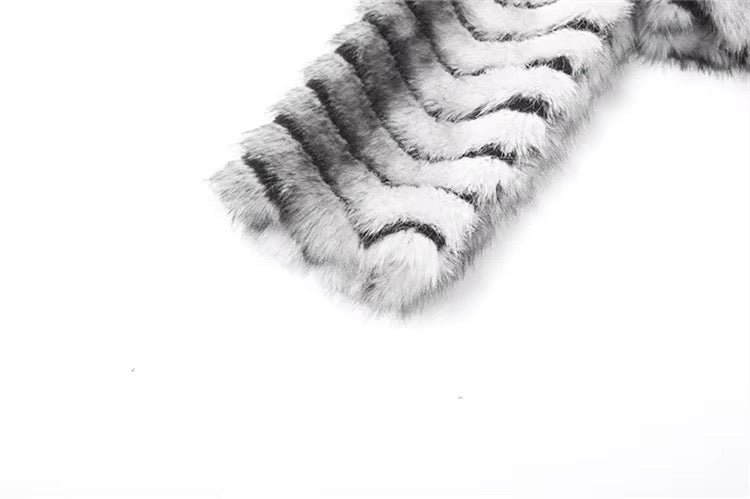 FUR CROP JACKET