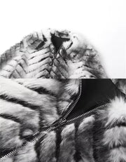 FUR CROP JACKET