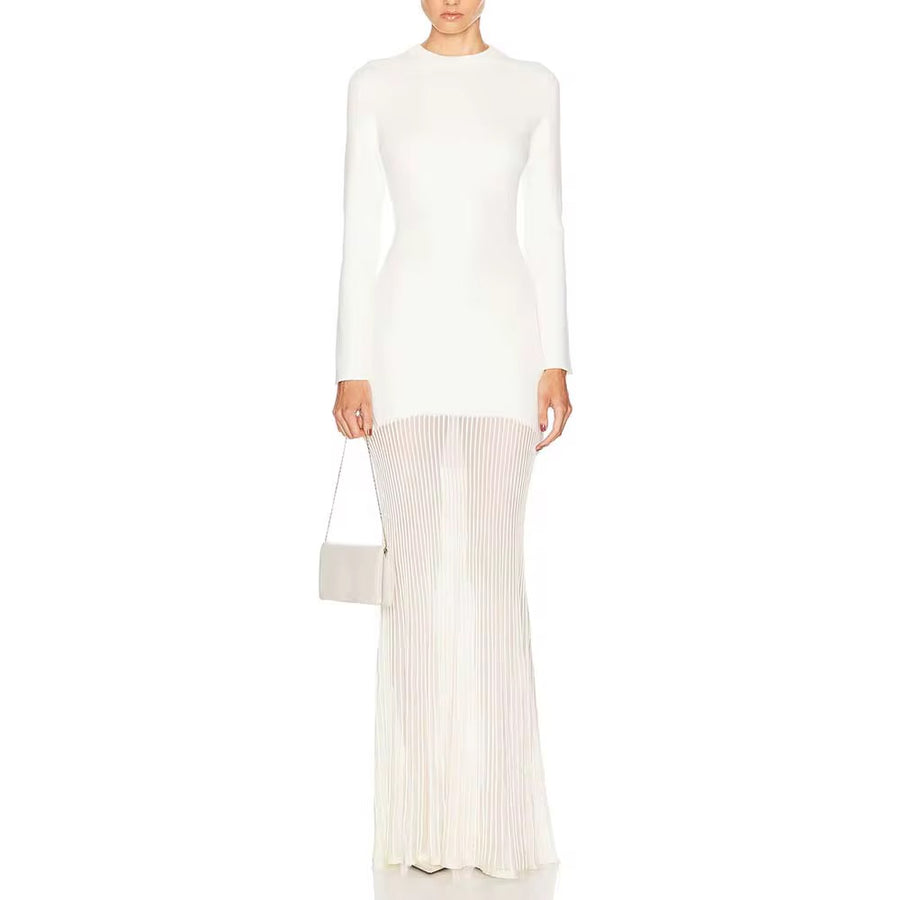 RIBBED MAXI DRESS