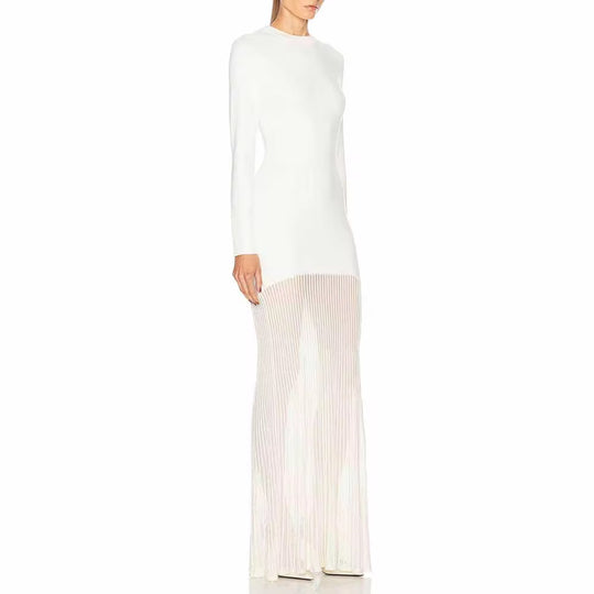 RIBBED MAXI DRESS