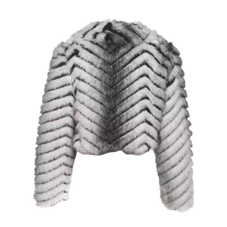 FUR CROP JACKET